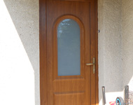 Nouvelle porte en décoration bois