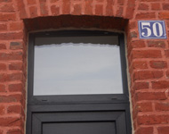 Changement d'une porte - Vitre du dessus