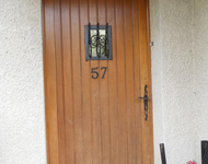 Remplacement porte en bois